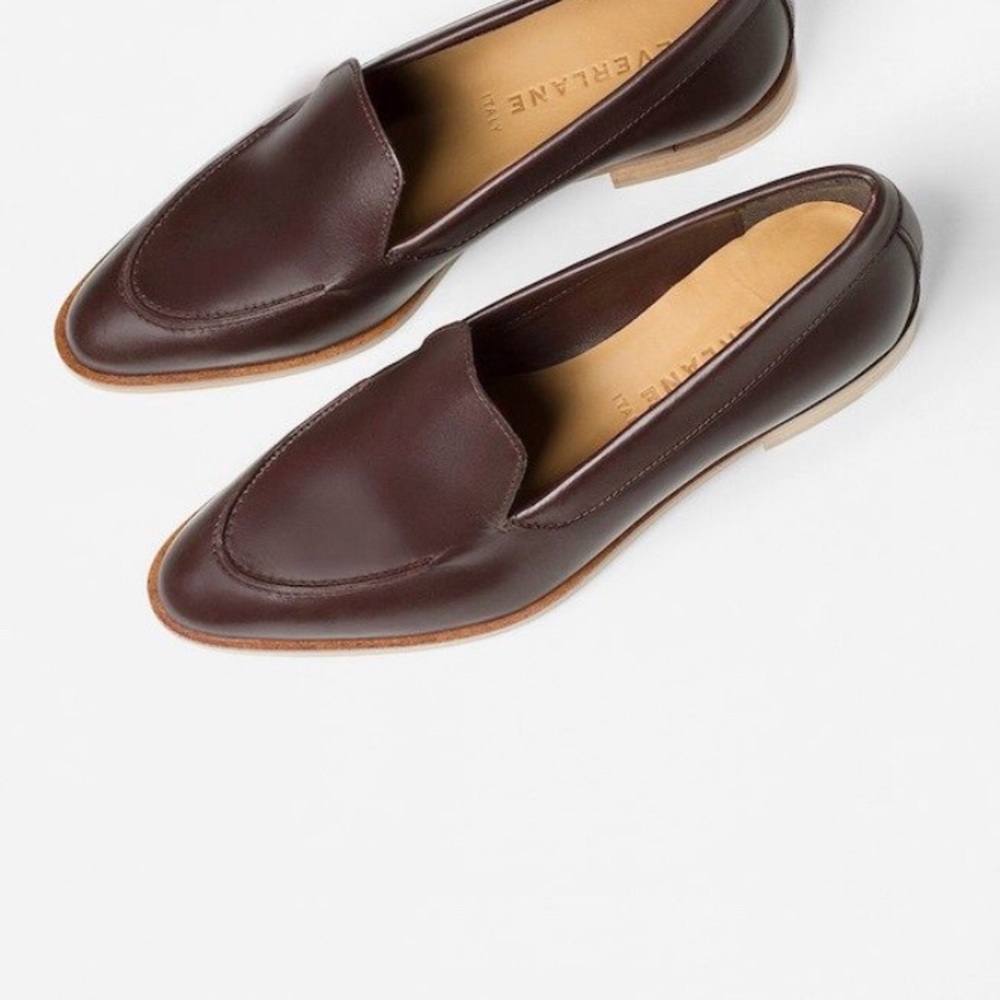 Everlane The Modern Loafer in Burgundy, 9.5